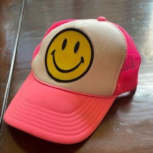 AVIATOR NATION Smiley Face Trucker Hat